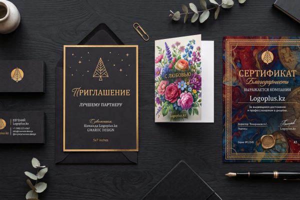 Визитки, открытки, сертификаты